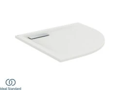 Piatto Doccia Ideal Standard® Ultra Flat New Semicircolare 80x80 Cm Bianco Seta Opaco