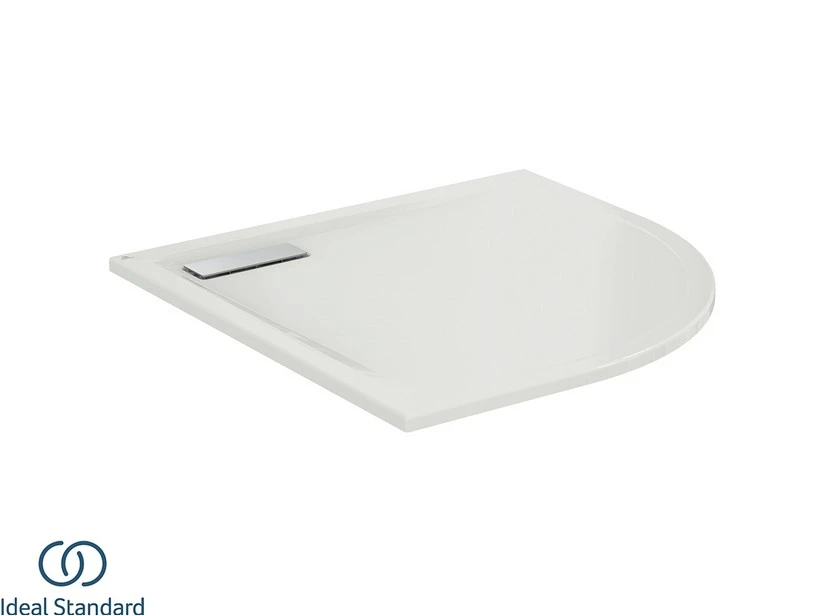 Piatto Doccia Ideal Standard® Ultra Flat New Semicircolare 90x90 Cm Bianco Lucido