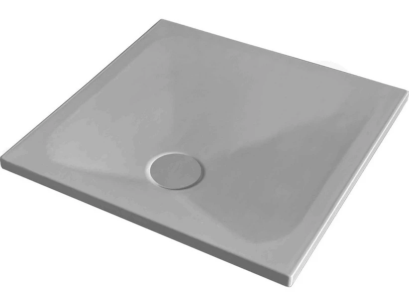 Piatto Doccia Puro Quadrato 80x80 Cenere Opaco
