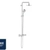 Colonna Doccia Grohe® Tempesta 160 Con Miscelatore Termostatico E Soffione Tondo Cromo