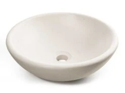 Lavabo Da Appoggio Norma In Resina Bianco Carrara