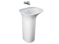 Lavabo Freestanding Berlino Senza Foro Miscelatore Bianco