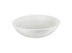 Lavabo Da Appoggio Semisfera Cm. Ø42 In Resina Opaco Bianco Carrara