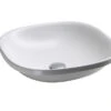 Lavabo Incasso Soprapiano Wild 45 Cm Bianco Opaco