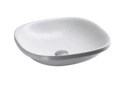 Lavabo Incasso Soprapiano Wild 45 Cm Bianco Opaco