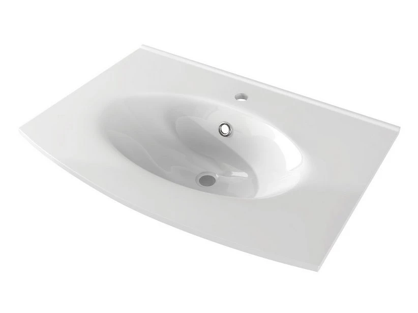 Lavabo Incasso Linda Unitop 100X55 Londra In Ceramica Lucido Bianco