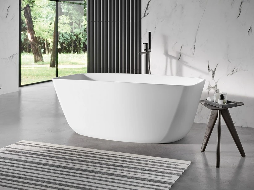 Vasca Freestanding Lybra 156,5x70 Cm Bianco Opaco