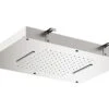 Soffione Doccia Mel A Soffitto 56X40 Acciaio Inox Rettangolare