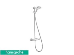 Colonna Doccia My Select S 150 Hansgrohe Con Miscelatore Termostatico E Soffione Tondo Cromo