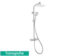 Colonna Doccia My Select E 240 Hansgrohe Con Miscelatore Termostatico E Soffione Quadrato Cromo