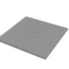 Piatto Doccia Quadrato Crypto 100x100 H2,5 Cm In Resina Grigio