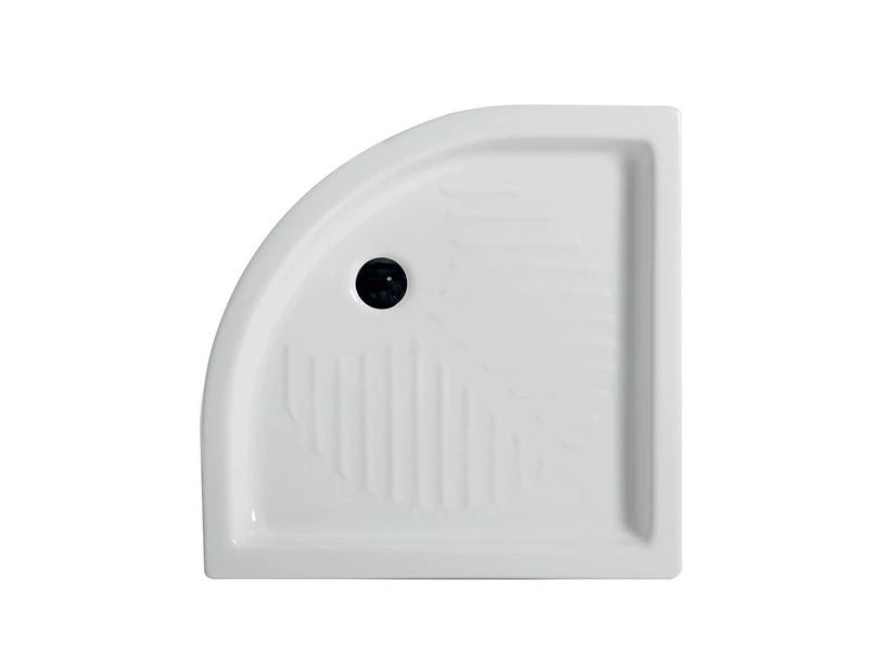 Piatto Doccia Dai 80X80 H10 Semicircolare Ceramica Bianco