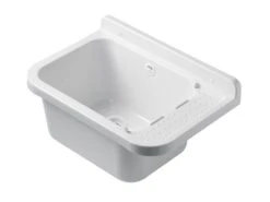 Pilozzo Lavanderia Interno/Esterno Incasso 50X34 In Polipropilene Opaco Bianco