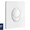 Placca Wc Grohe® Start 2 Pulsanti Bianca
