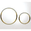Placca WC Geberit Sigma 20 2 Pulsanti Bianco/Oro/Bianco