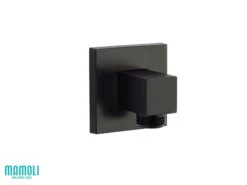 Presa Acqua Feel Quadrata Nero Opaco