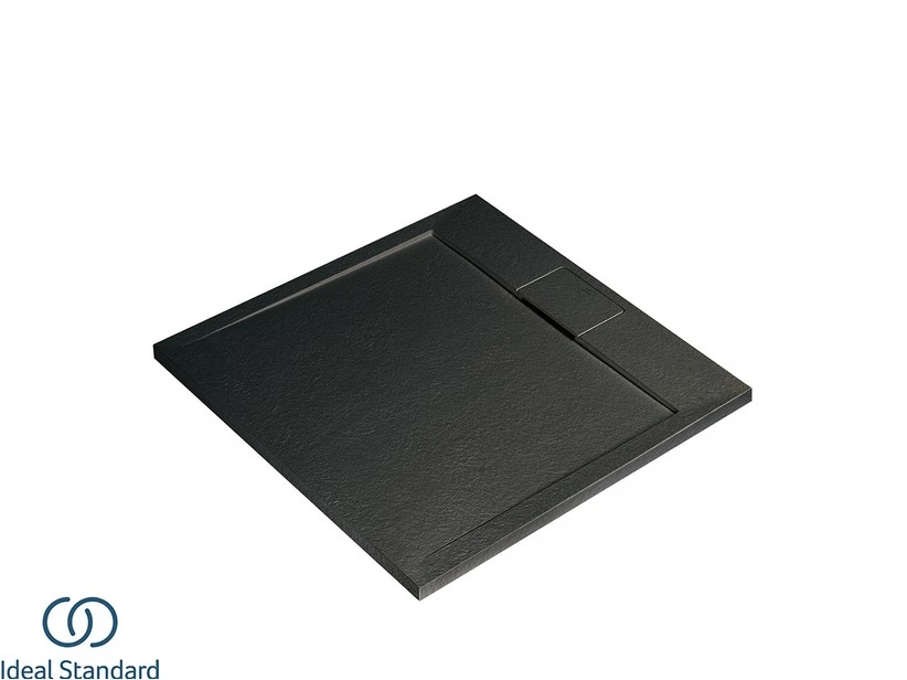 Piatto Doccia Ideal Standard® ULTRAFLAT-S I.LIFE Quadrato 70x70 Cm Resina Nero
