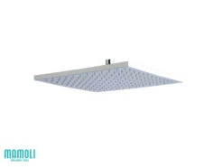 Soffione Doccia Feel 20x20 Ottone Quadrato Cromo