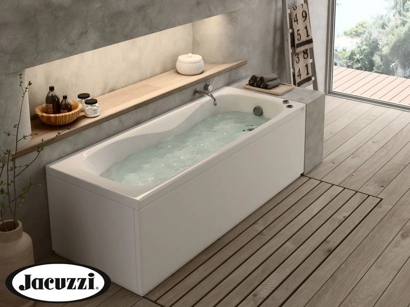 Vasca Idromassaggio Jacuzzi® Soho Pannello Frontale+Laterale 170X70 Schienale A Destra